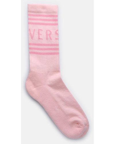 Versace Organic Cotton Socks - Pink