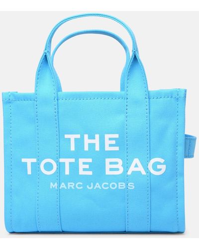 Marc Jacobs 'tote' Turquoise Small Cotton Bag - Blue