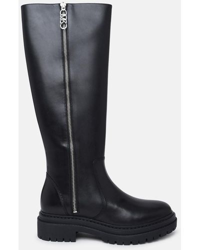 MICHAEL Michael Kors 'regan' Leather Boots - Black