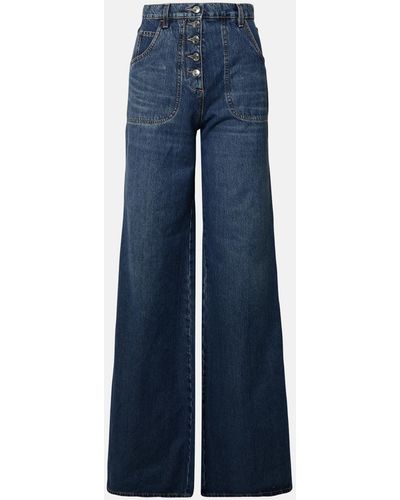 Etro Navy Cotton Jeans - Blue