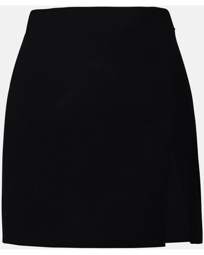 ANDAMANE Viscose Blend Skirt - Black