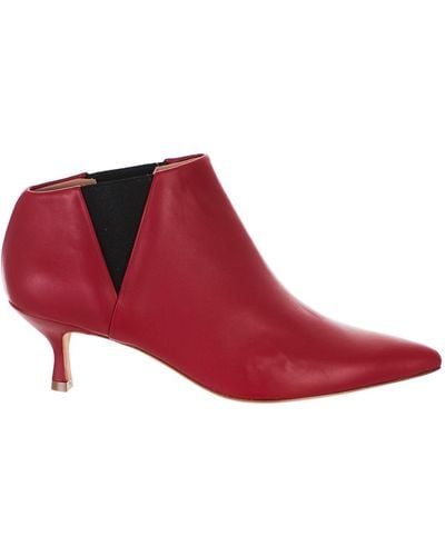 Golden Goose Fairy Pointed Leather Boots - Red
