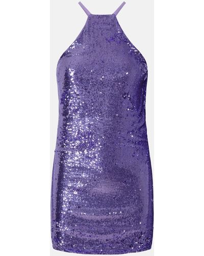 The Attico Polyester Audrey Dress - Purple