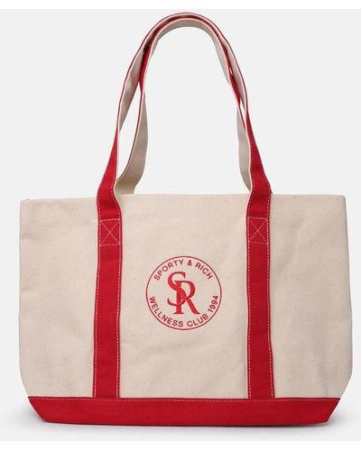 Sporty & Rich Cotton Bag - Red
