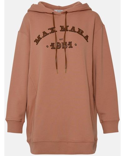 Max Mara Old Rose Cotton Adito Sweatshirt - Pink