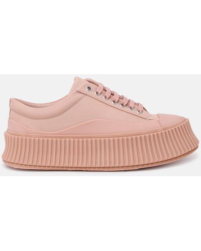 Jil Sander Canvas Sneakers - Pink