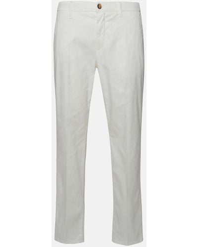 Altea Cotton Blend Pants - White