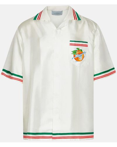 Casablancabrand Silk Shirt - White