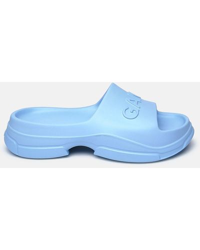 Ganni Rubber Slippers - Blue