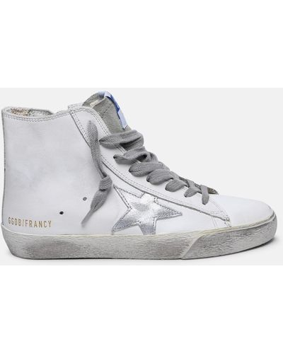 Golden Goose 'francy' Leather Sneakers - White
