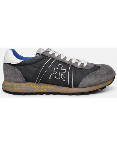 Premiata Lucy Suede Blend Sneakers - Gray