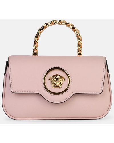 Versace 'la Medusa' Leather Mini Bag - Pink