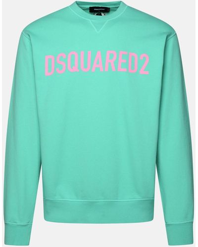 DSquared² Mint Cotton Sweatshirt - Green