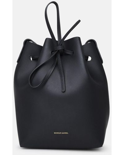 Mansur Gavriel Leather Bag - Black