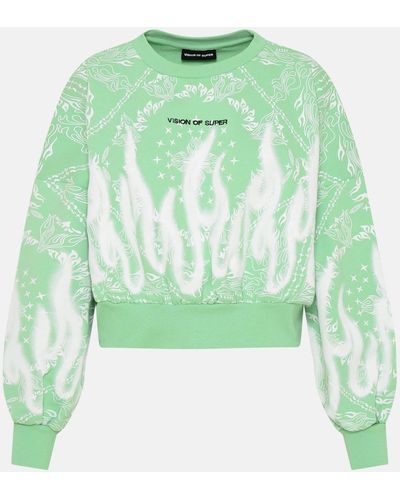 Vision Of Super Cotton Bandana Sweatshirt - Green