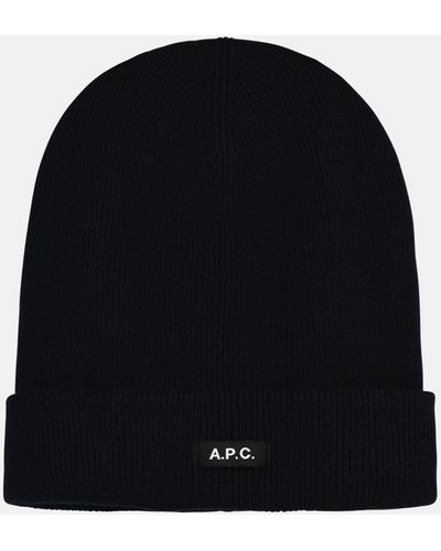 A.P.C. 'autumn' Wool Beanie - Black