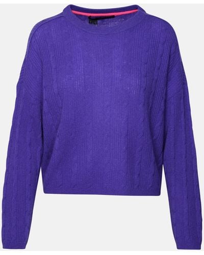 360cashmere 'amelie' Purple Cashmere Sweater