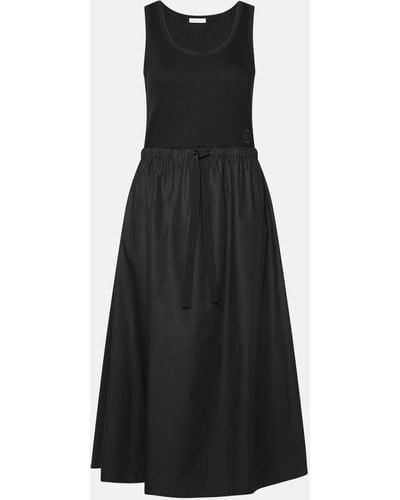 Moncler Cotton Blend Dress - Black