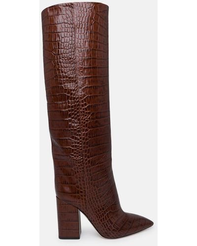 Paris Texas Anja Leather Boots - Brown
