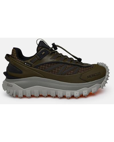 Moncler Polyamide Trail Grip Sneakers - Black