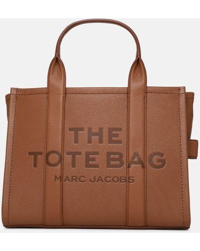 Marc Jacobs Marc Jacobs (the) Cherry Leather Midi Tote Bag in Red | Lyst