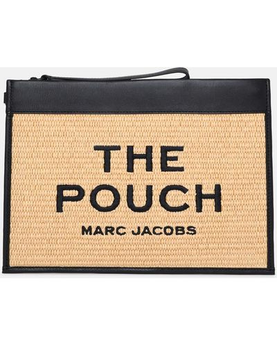Marc Jacobs Fabric The Pouch Clutch Bag - Metallic