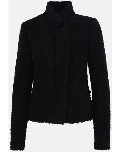 Isabel Marant 'graziae' Wool Blend Jacket - Black