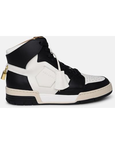 Buscemi 'air Jon' Black And Leather Sneakers