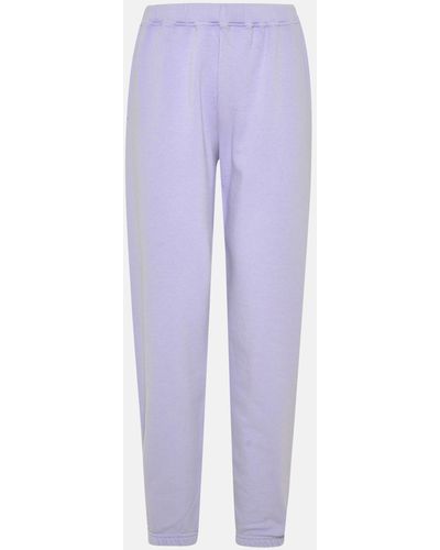 Aries Lilac Cotton Temple Sweatpants - Purple