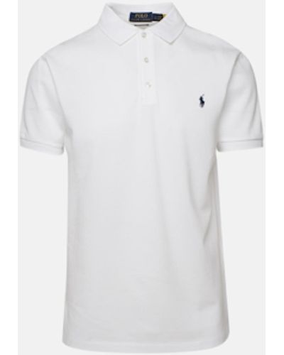 Polo Ralph Lauren Slim Fit Stretch Polo Shirt - White