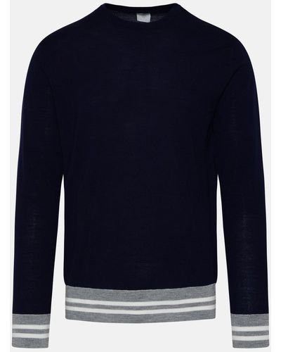 Eleventy Wool Blend Sweater - Blue