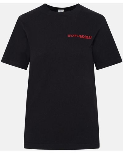 Sporty & Rich T-shirt Disco - Black