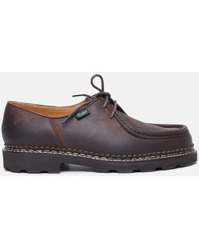 Paraboot 'michael' Leather Derby Shoes - Brown