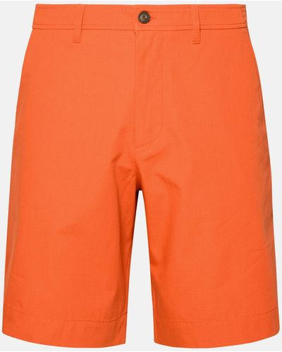 Maison Kitsuné Maison Kitsuné 'board' Cotton Bermuda Shorts - Orange