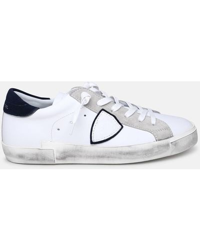 Philippe Model Prsx Sneakers In Leather - White