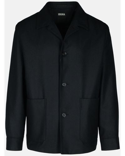 ZEGNA 'drop 7' Wool Jacket - Black