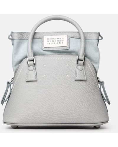 Maison Margiela Micro '5ac Classique' Leather Bag - Gray