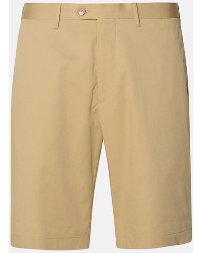 Etro Cotton Bermuda Shorts - Natural