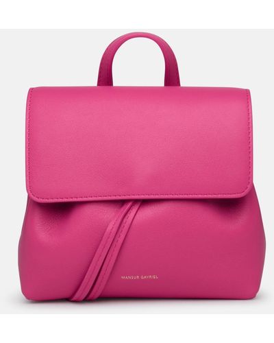 Mansur Gavriel Small 'lady Soft' Bag In Leather - Pink
