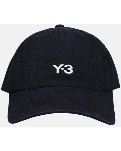 Y-3 'dad' Cotton Hat - Blue