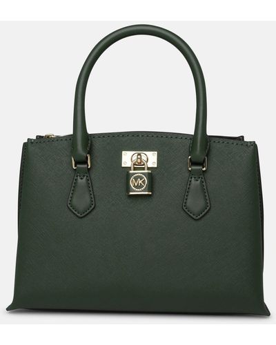 MICHAEL Michael Kors 'satchel Ruby' Leather Bag - Green