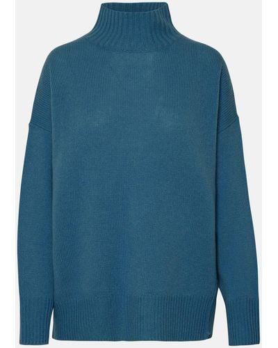 360cashmere 'camden' Turtleneck Sweater In Cashmere - Blue
