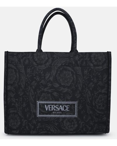 Versace Fabric Bag - Black