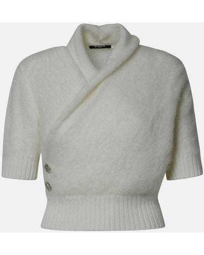 Balmain Virgin Wool Blend Sweater - Gray