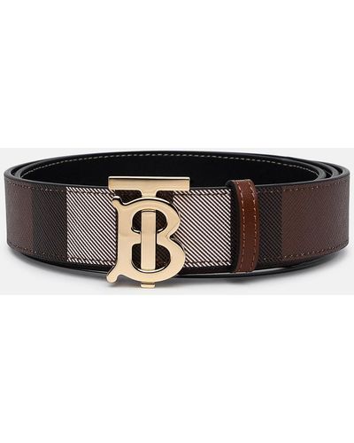 Burberry Leather Belt - Brown