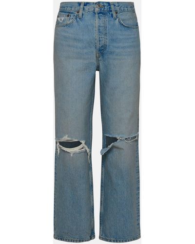 RE/DONE 90s Blue Cotton Denim Jeans