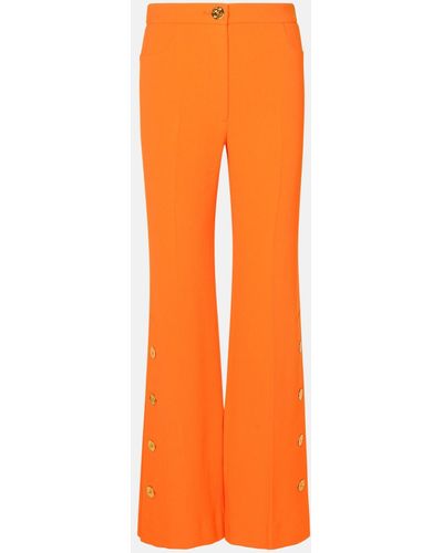 Patou Virgin Wool Pants - Orange