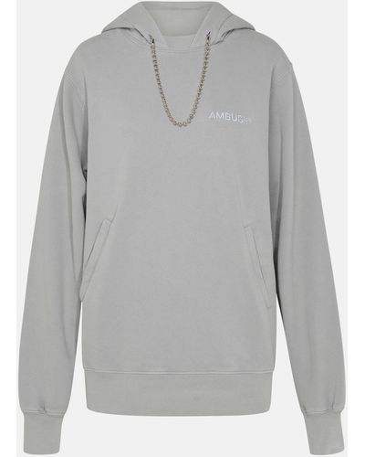 Ambush Ballchain Cotton Sweatshirt - Gray