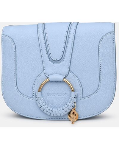 See By Chloé See By Chloé Hana Handbag In Leather - Blue