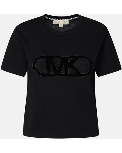 MICHAEL Michael Kors Empire Cotton T-shirt - Black